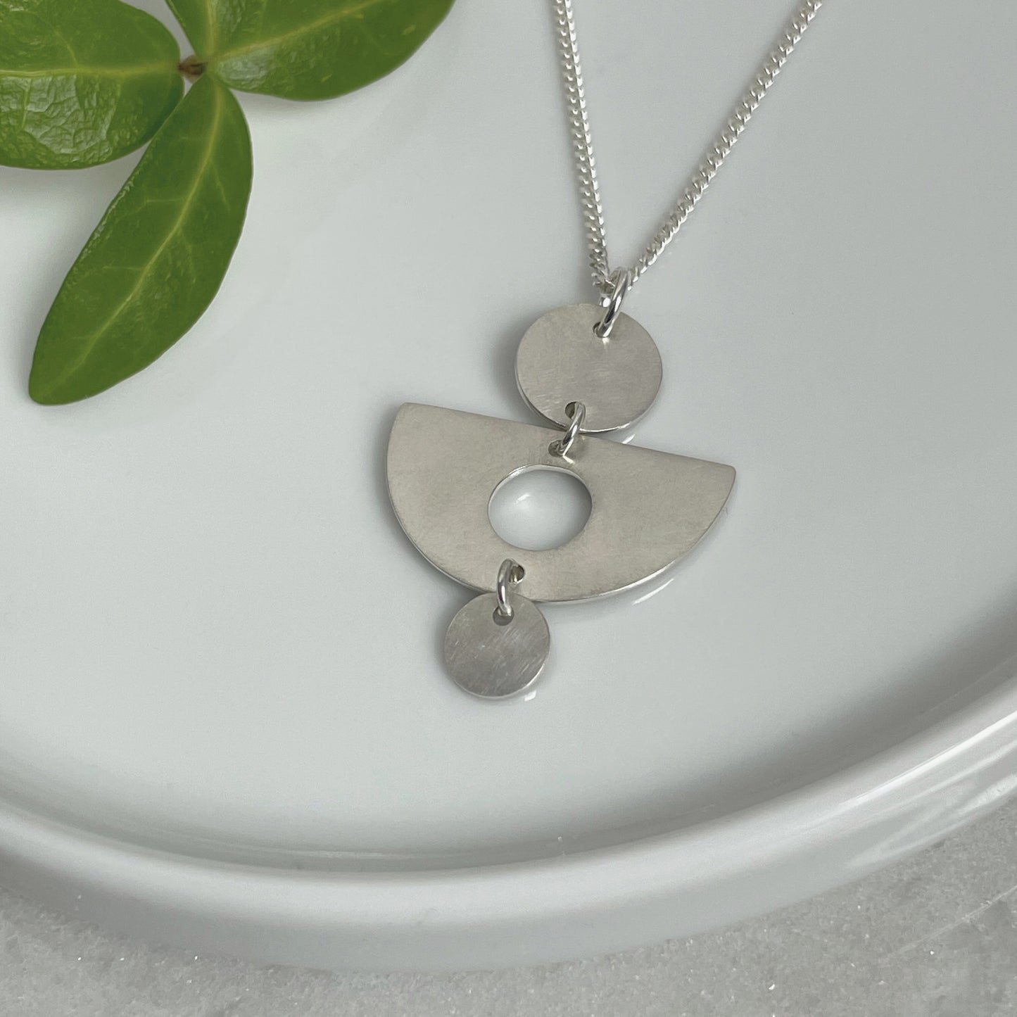 MODERNIST LINKED SHAPE PENDANT 1 - Genevieve Broughton