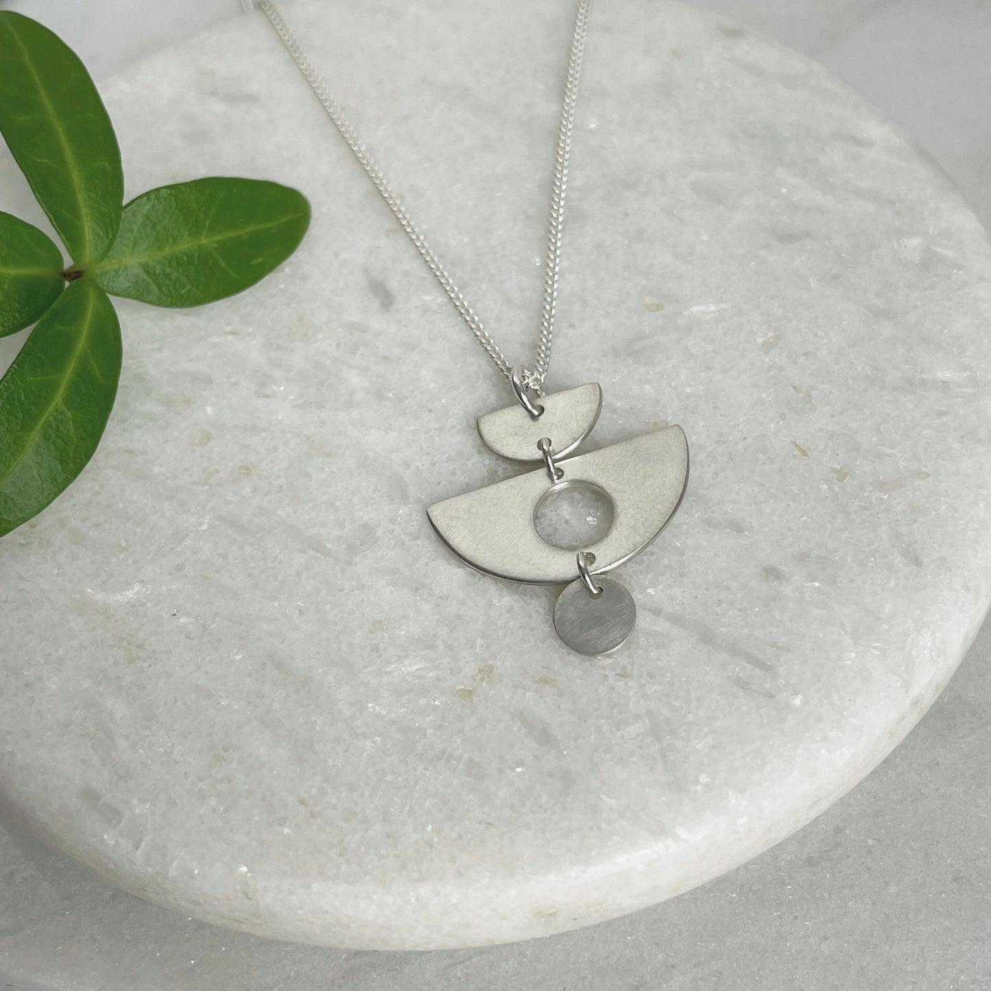 MODERNIST LINKED SHAPE PENDANT 3 - Genevieve Broughton