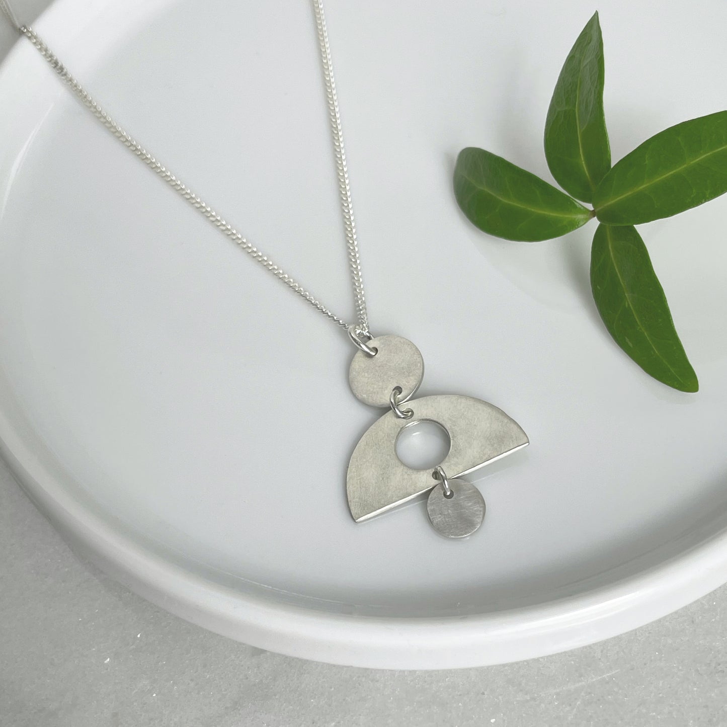 MODERNIST LINKED SHAPE PENDANT 2 - Genevieve Broughton