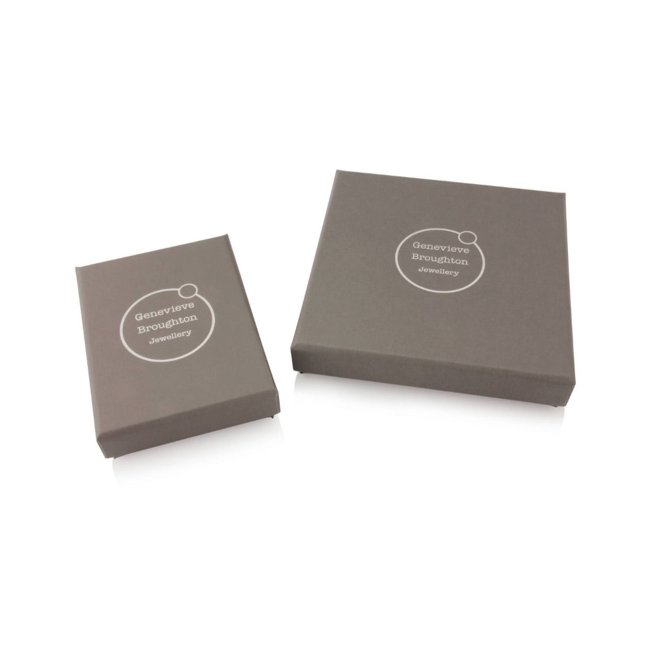 SNOWFLAKE OBSIDIAN SILVER CIRCLE NECKLACE - Genevieve Broughton