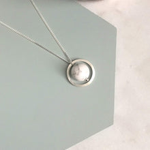 Load image into Gallery viewer, SILVER CIRCLE HOWLITE NECKLACE - Genevieve Broughton
