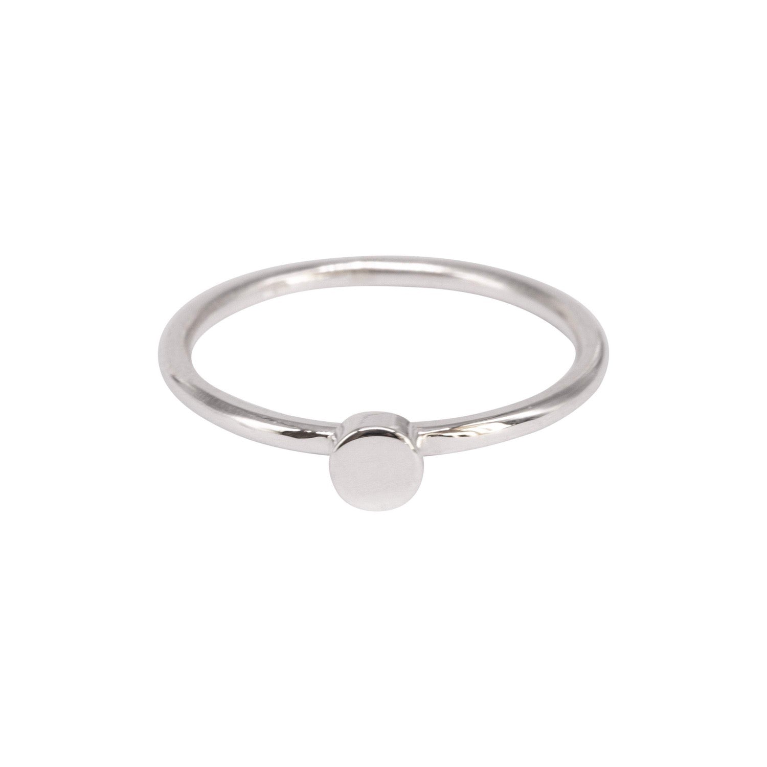 SILVER DOT STACKING RING - Genevieve Broughton