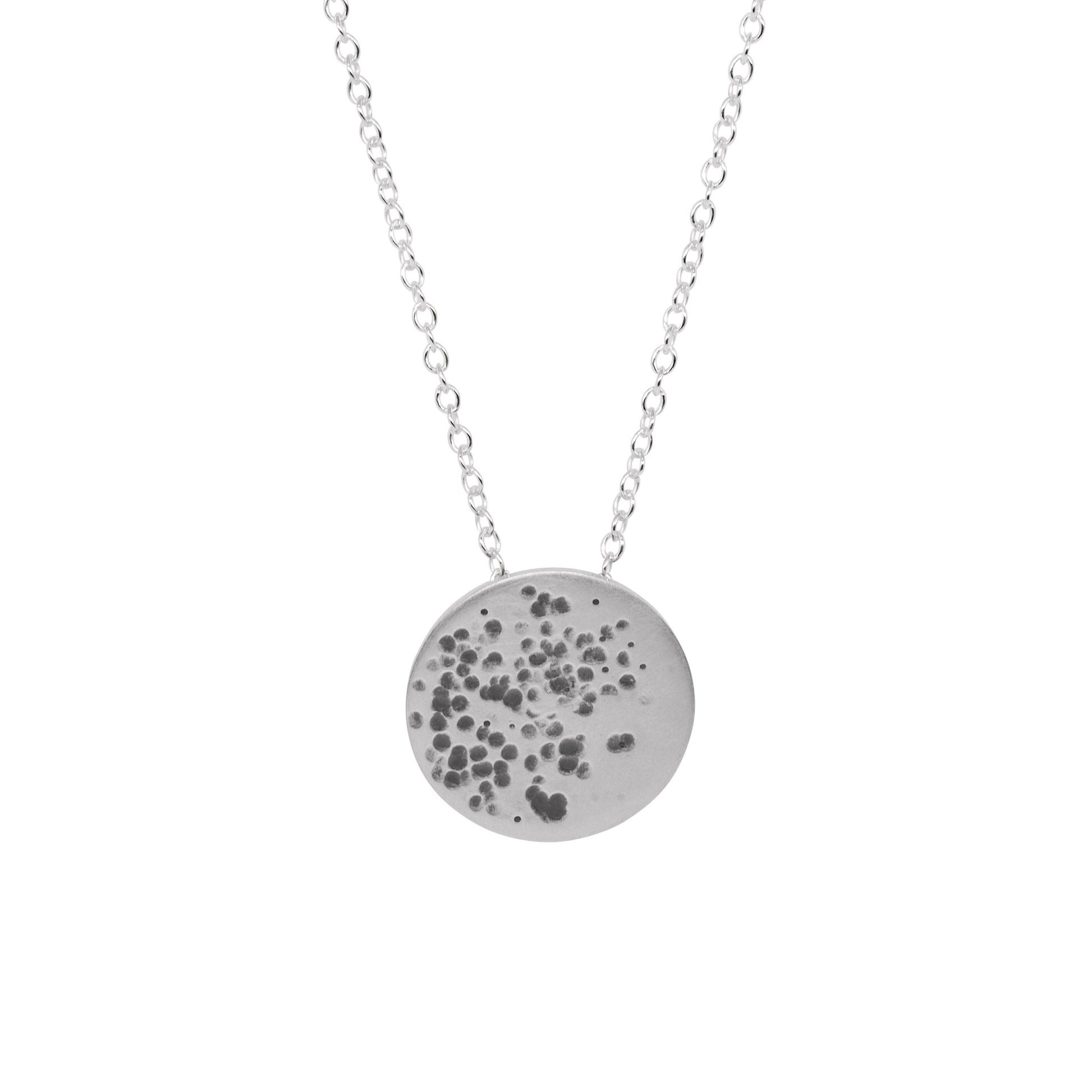 SILVER MOON NECKLACE - Genevieve Broughton