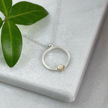Load image into Gallery viewer, CIRCLE AND DOT NECKLACE - Genevieve Broughton
