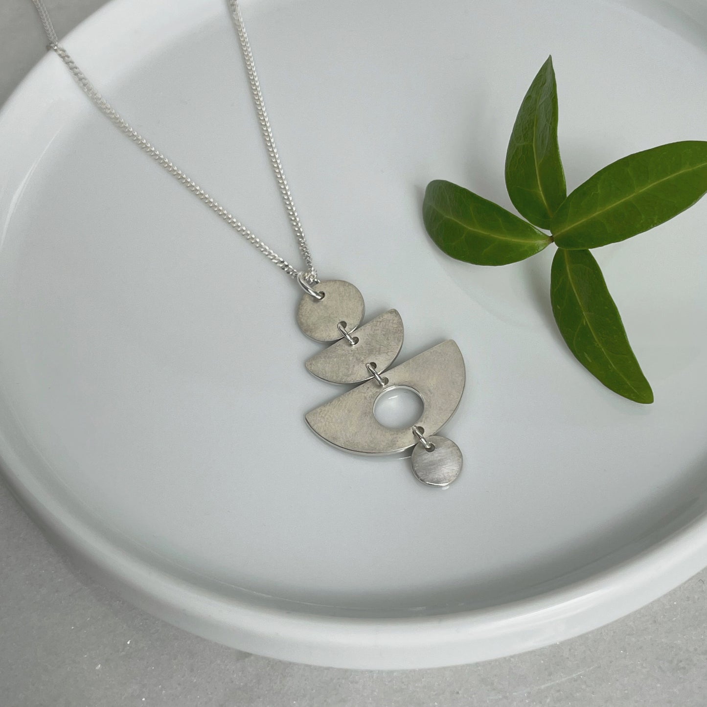 modernist four shape necklace - Genevieve Broughton