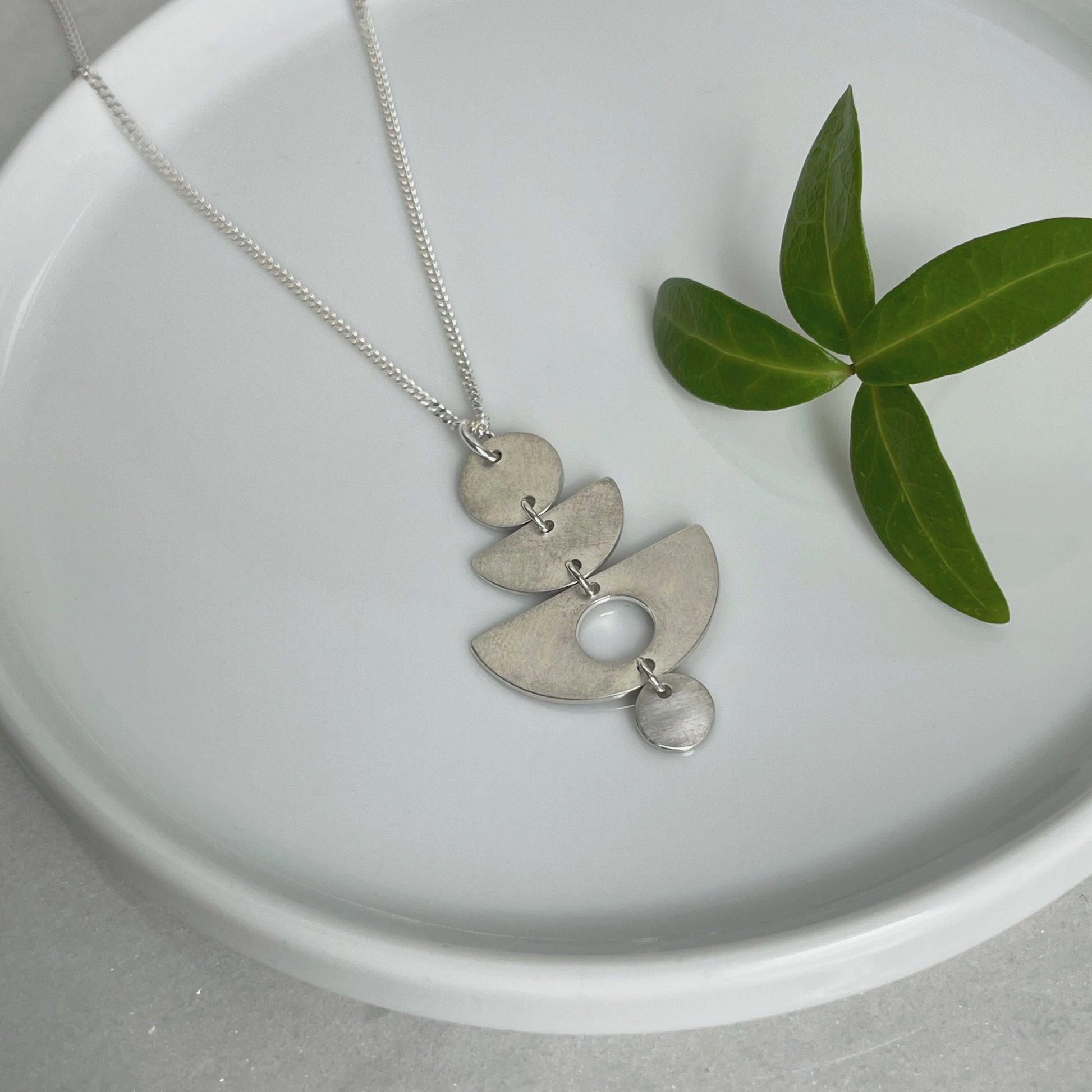 modernist four shape necklace - Genevieve Broughton