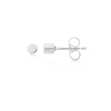 Load image into Gallery viewer, TINY SILVER DOT STUD EARRINGS - Genevieve Broughton
