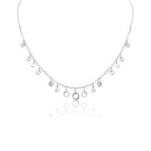 Load image into Gallery viewer, SILVER MINI CIRCLE DROPLET NECKLACE - Genevieve Broughton
