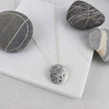 SILVER MOON NECKLACE - Genevieve Broughton