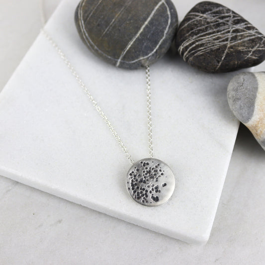 SILVER MOON NECKLACE - Genevieve Broughton