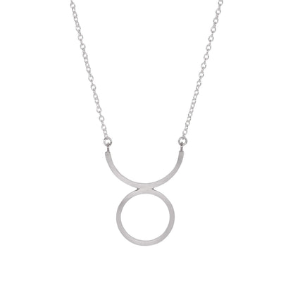 SILVER CIRCLE NECKLACE - Genevieve Broughton