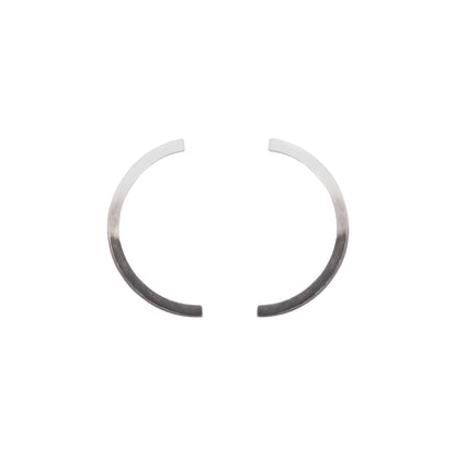 SILVER AND BLACK ARC EARRINGS - Genevieve Broughton