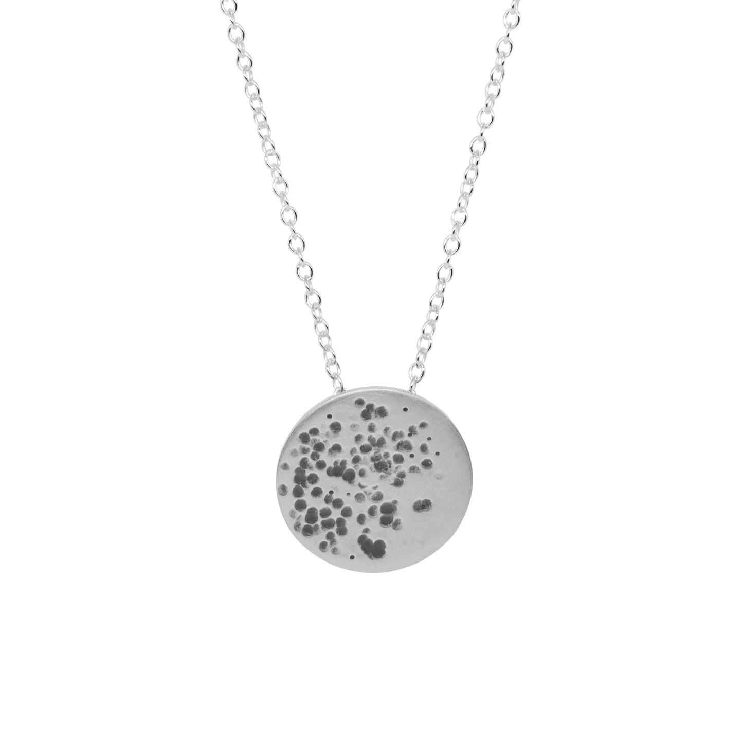 SILVER MOON NECKLACE - Genevieve Broughton